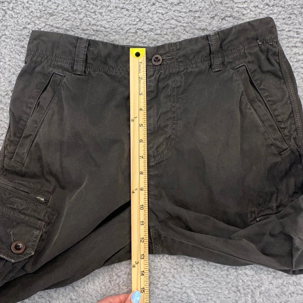 Banana Republic Heritage‎ Cargo Pants 30x30 Olive Brown Y2K Military Utility
